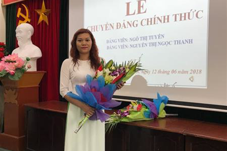 Đ/c Nguyễn Thị Ngọc Thanh - Đảng viên chính thức